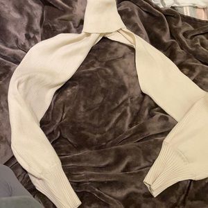 Amazon turtle neck partial sweater